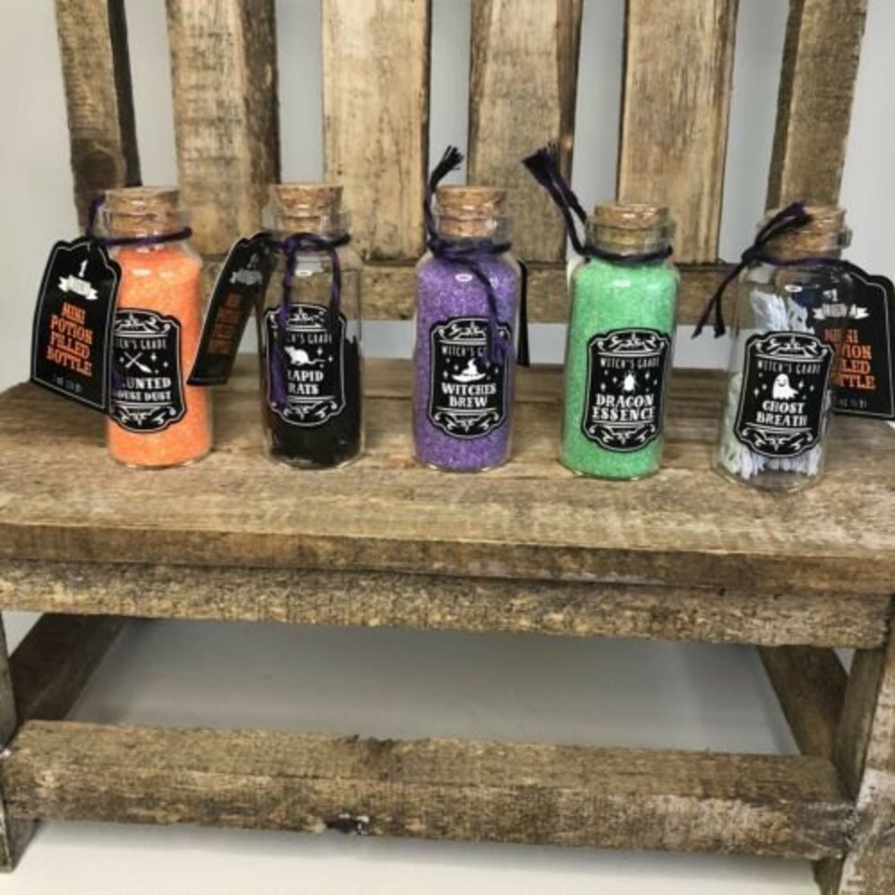 NEW Halloween 2021 Target Bullseye Mini POTION Bottles 5 Different Ingredients
